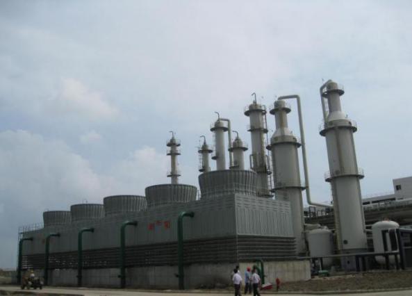 逆流式工业型钢结构冷却塔